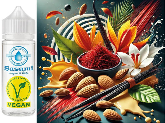 RoyalAlmond-SaffronCream–Safran,Mandel&VanilleAromaKonzentrat–Vegan–Sasamiâ€?0ml