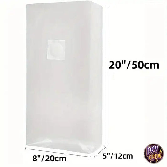 SacdeCulturepourChampignonsavecFiltreàAir50x12x20cm–MycologieProfessionnelle