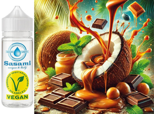 Schokolade-Karamell-Kokosnuss-MinzeAromaKonzentrat–Vegan–Sasamiâ€?00ml