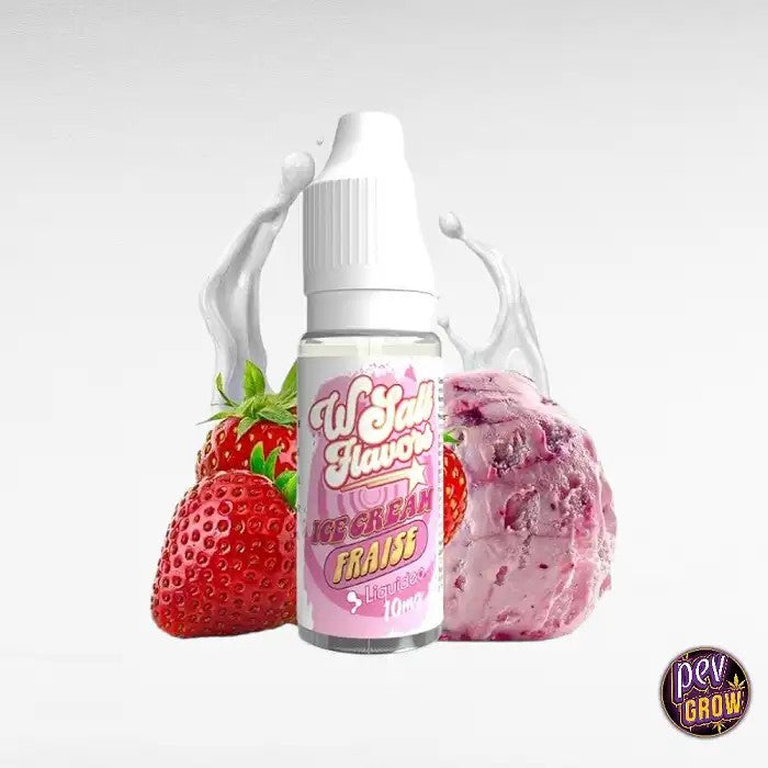 SelsdeNicotineStrawberryIceCream10mlLiquideo–E-liquideCrémeux