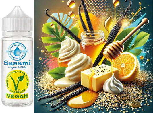 Sesame&HoneyBliss–Sesam,Honig,Vanille,Butter&ZitroneAromaKonzentrat–Vegan–Sasamiâ€?0ml