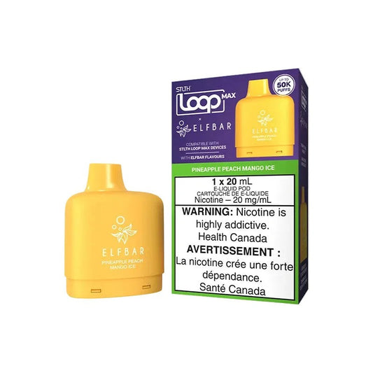 STLTHLoopMAXxELFBAR50k–PineapplePeachMangoIce