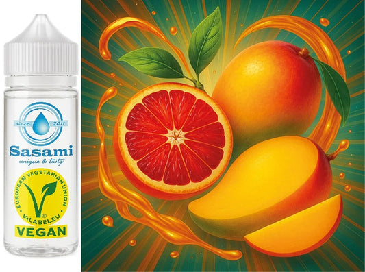 SunburstMango–Blutorange-MangoAromaKonzentrat–Vegan–Sasamiâ€?00ml