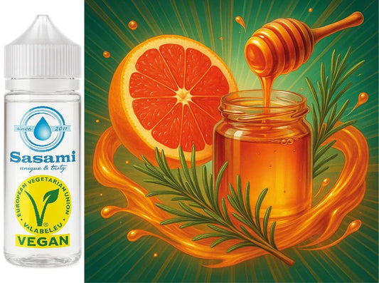 SunsetHoney–Grapefruit-Rosmarin-HonigAromaKonzentrat–Vegan–Sasamiâ€?0ml
