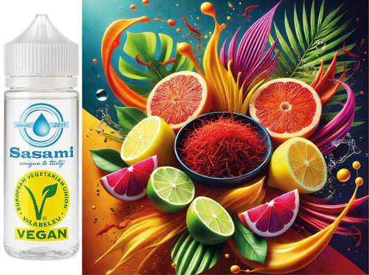 SunshineGold–Safran,Zitrone,Grapefruit&LimetteAromaKonzentrat–Vegan–Sasamiâ€?00ml
