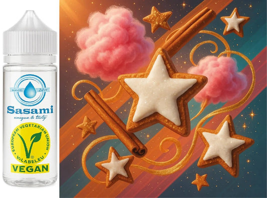 SweetStar–ZuckerwatteZimtsternAromaKonzentrat–Vegan–Sasamiâ€?00ml