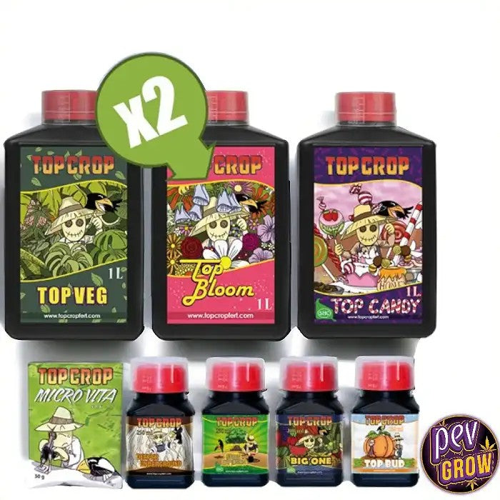 TopCropStarterPackx2–KitCompletd’EngraispourCannabis