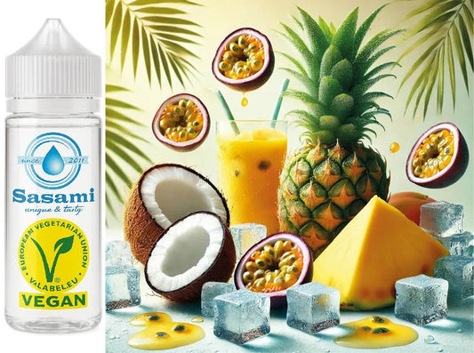 TropicalChillStorm–Ananas,Maracuja&KokosIceAromaKonzentrat–Vegan–Sasamiâ€?00ml