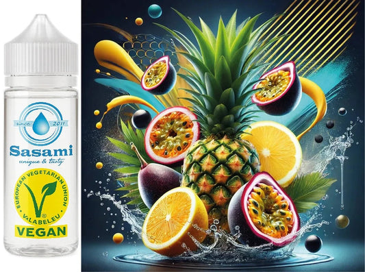 TropicalCitrusSplash–Ananas,Maracuja,ZitroneAromaKonzentrat–Vegan–Sasamiâ€?0ml