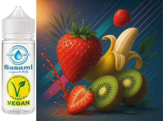 TropicFusion–Erdbeer-Banane-KiwiAromaKonzentrat–Vegan–Sasamiâ€?00ml