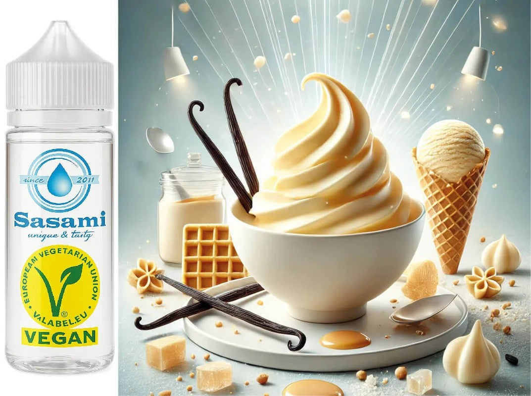 VanillepuddingEisAromaKonzentrat–Vegan–Sasamiâ€?00ml
