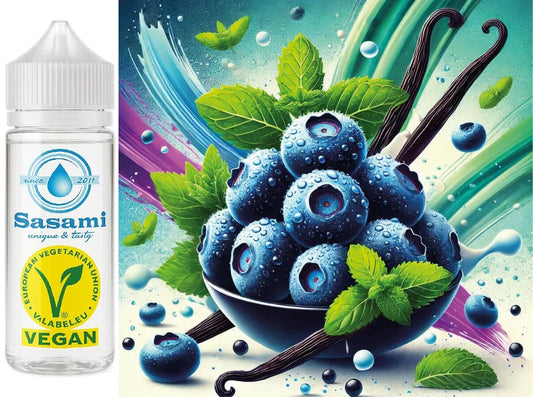 VayaBlue–Heidelbeere-Vanille-MinzeAromaVegan–SasamiKonzentratâ€?0ml