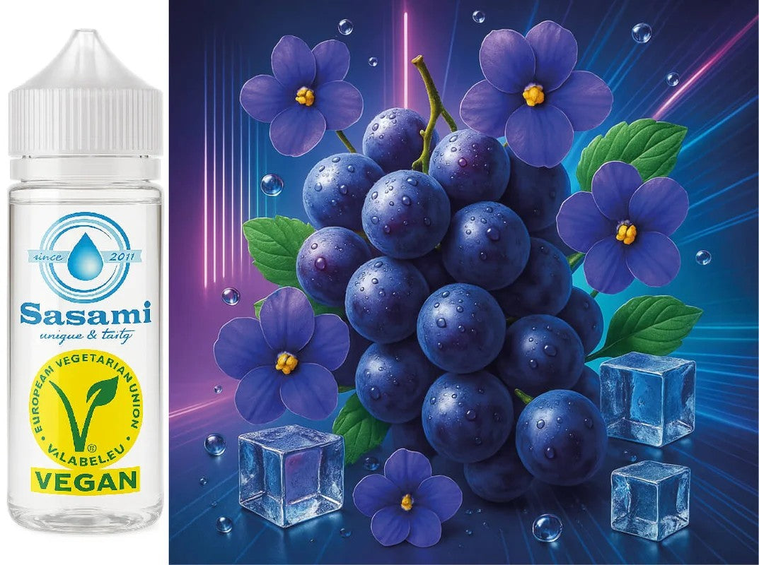 VioletGrapeIce–VeilchenTraubeIceAromaKonzentrat–Vegan–Sasamiâ€?00ml