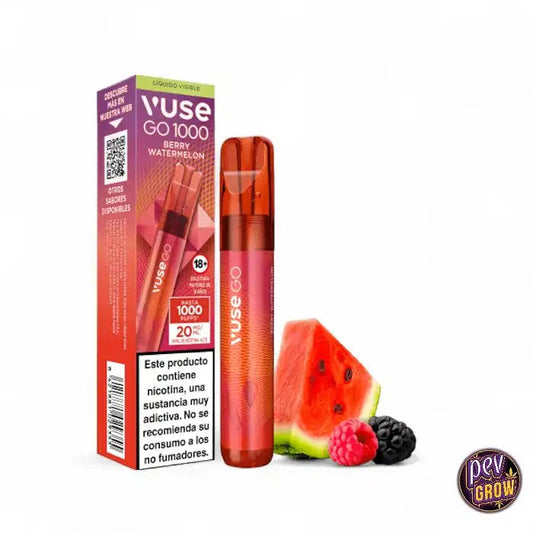 VuseGo1000BerryWatermelon–Cigaretteélectroniquejetable(20mg)