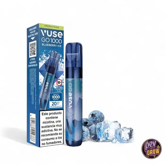 VuseGo1000PuffBlueberryIceJetable·20mgdeNicotineet1000Puffs