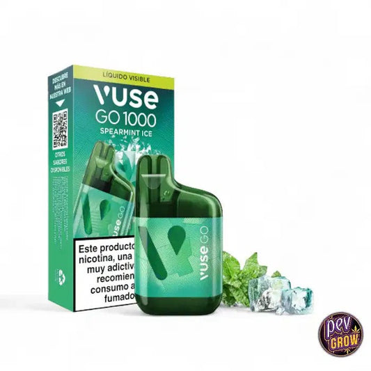 VuseGo1000SpearmintIce–Puffjetableavec1000boufféesetmenthefraîche