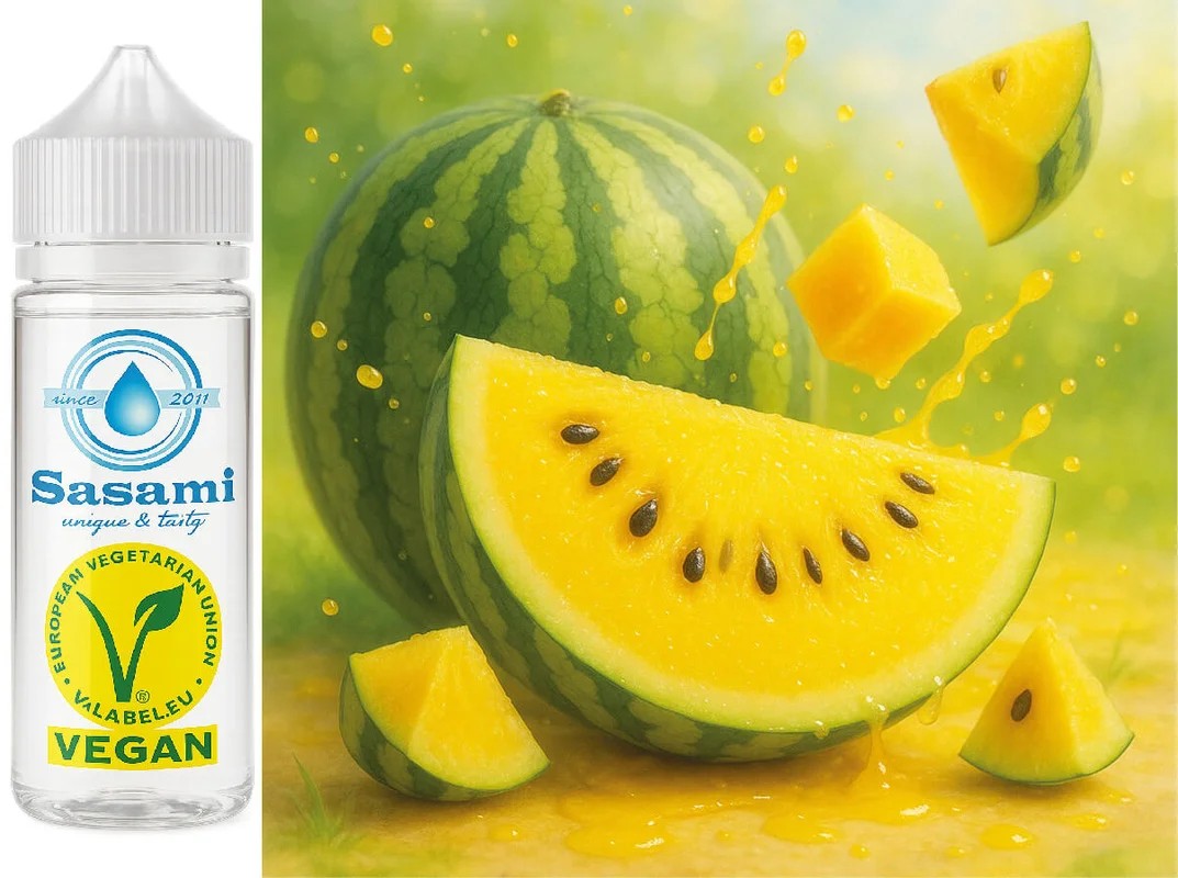 WassermelonegelbAromaKonzentrat–Vegan–Sasamiâ€?00ml