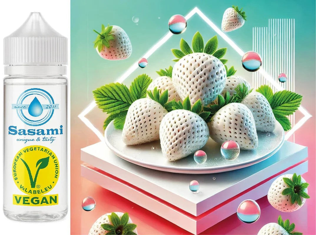 WeisseErdbeere-Ananaserdbeere-PineberryAromaKonzentrat–Vegan–Sasamiâ€?0ml