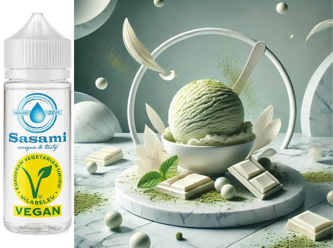 WeisseSchokoladeMatchaEiscremeEisAromaKonzentrat–Vegan–Sasamiâ€?00ml