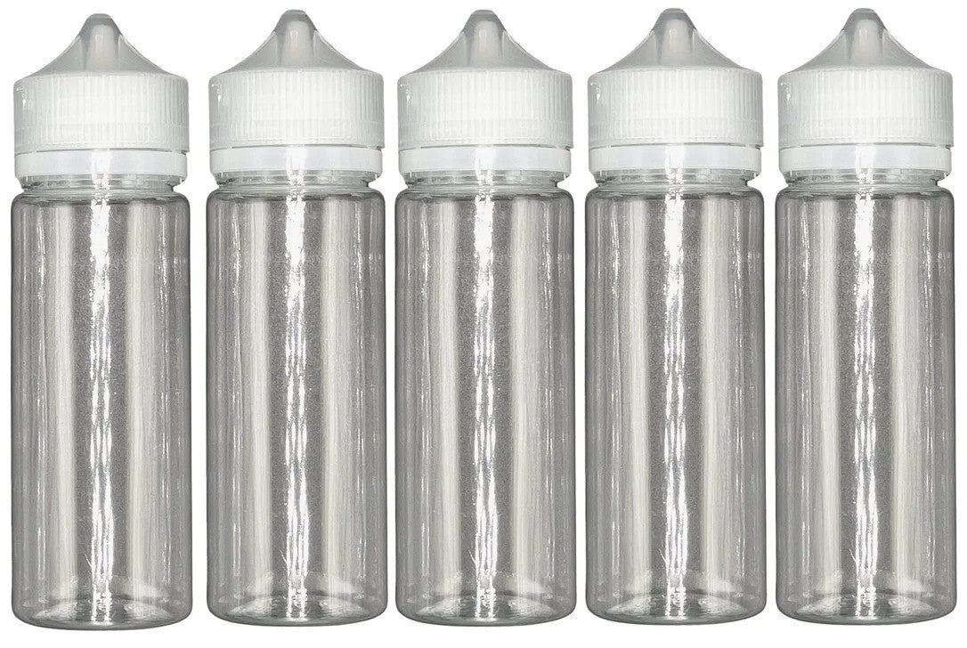 Weithalsflasche120mlPetUnicornLeerflascheFlaschetransp.+transparenterDeckelâ€?erSet